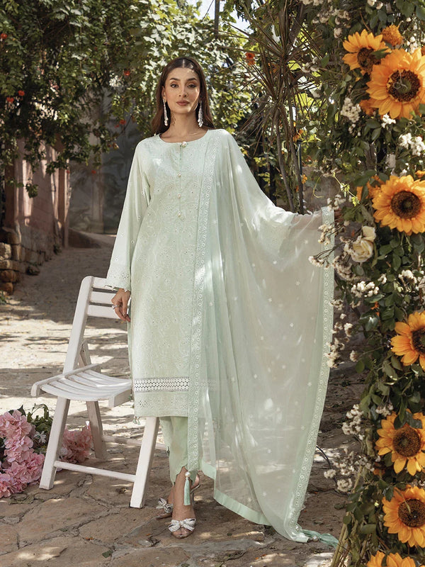 FESTIVE FORMAL EMBROIDERED SUIT