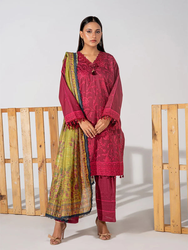 LUXURY LAWN EMBROIDERED SUIT