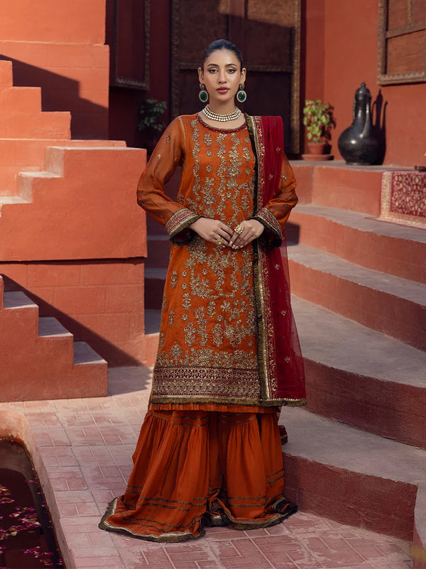 3PC Festive Embroidered Suit