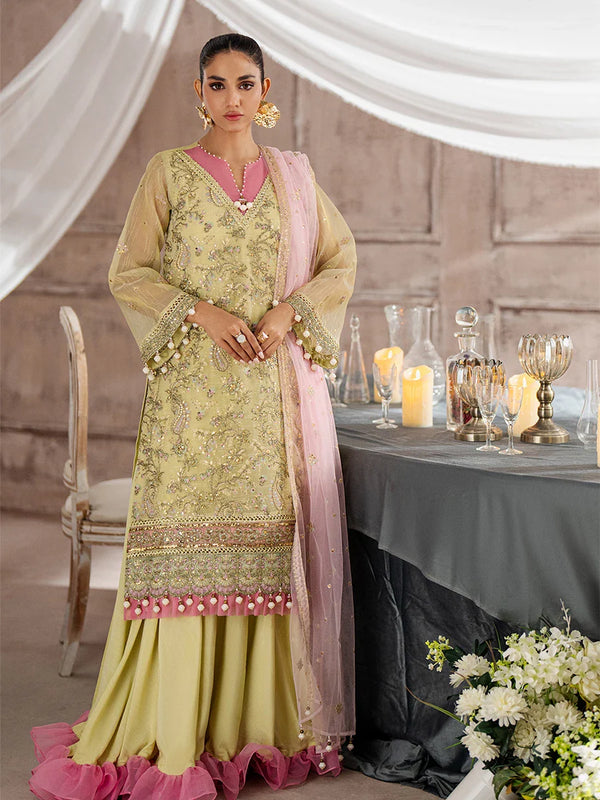 FESTIVE FORMAL 3PC EMBROIDERED SUIT