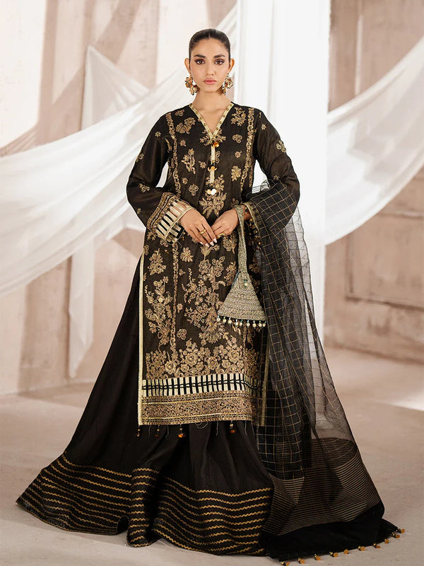 3PC FESTIVE EMBROIDERED SUIT