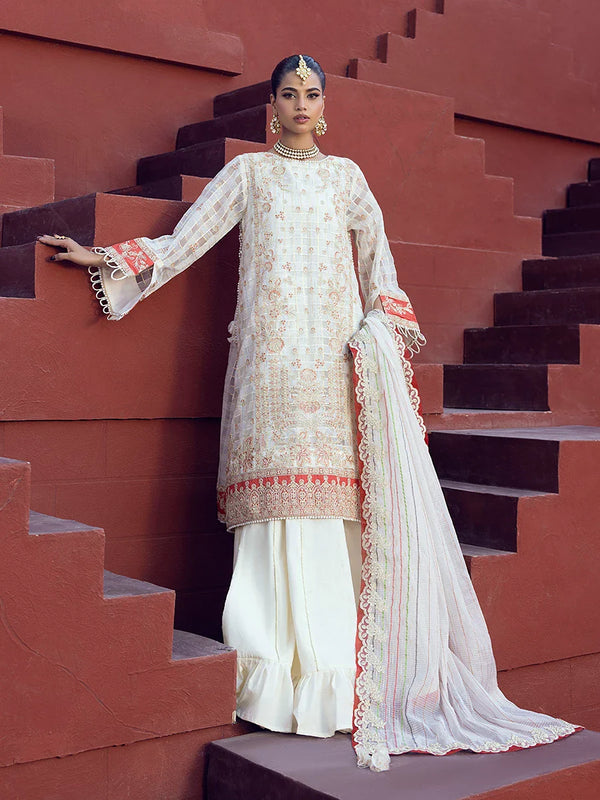 3PC Festive Embroidered Suit