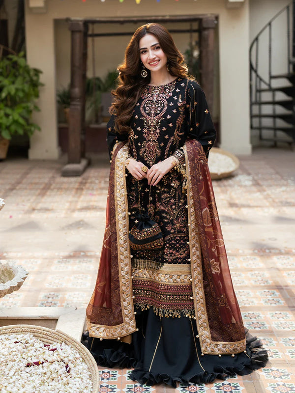 3PC Festive Embroidered Suit