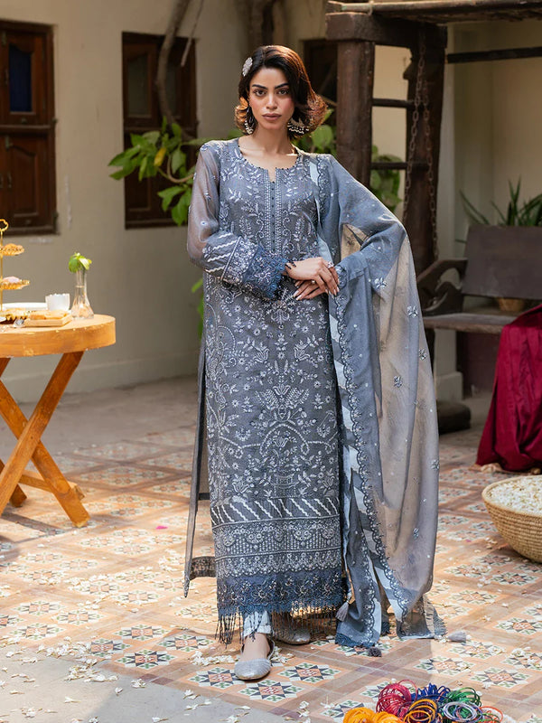 3PC Festive Embroidered Suit