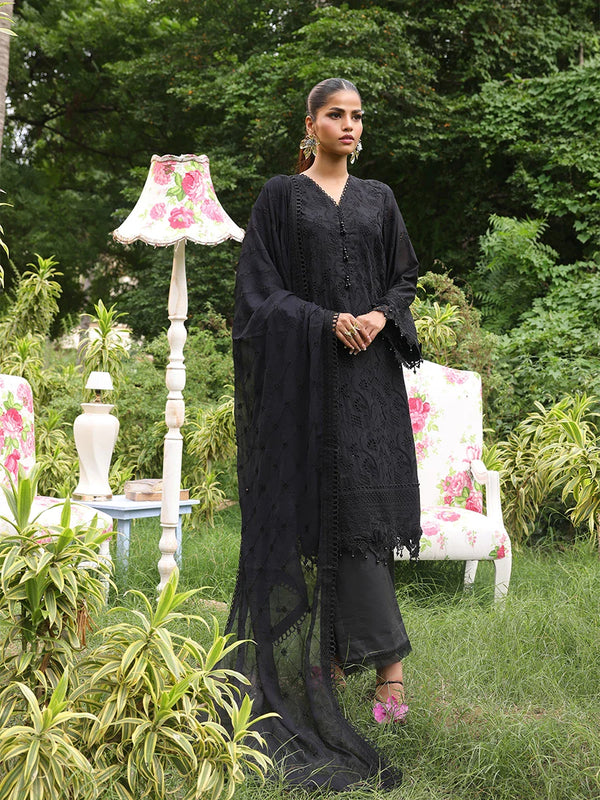 CHIKANKARI CAMBRIC EMBROIDERED SUIT