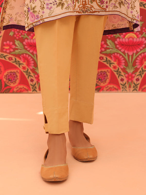 1PC Plain Cotton Stitched Trouser