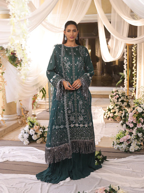 3PC FESTIVE EMBROIDERED SUIT