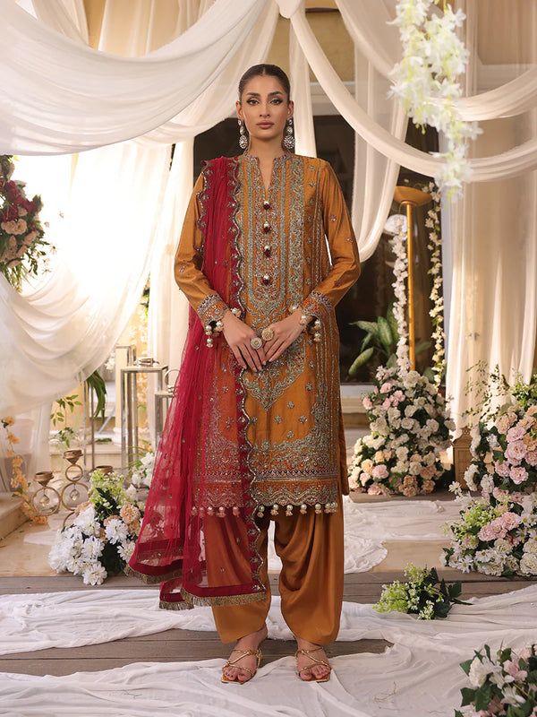 FESTIVE FORMAL EMBROIDERED SUIT